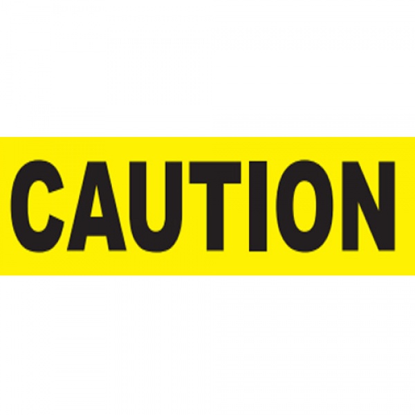 CAUTION Barrier Tape 75mm x 300m - Image 2
