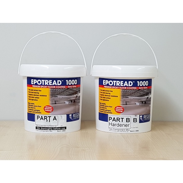 Premium Waterbased Epoxy Garage Floor Paint 4L