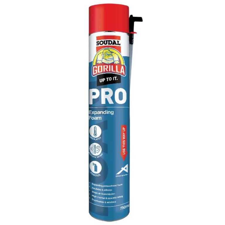 Gorilla Pro Expanding Foam 400ml Aerosol Trade Products