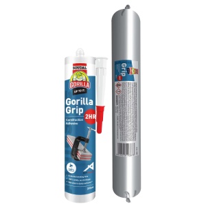Gorilla Grip 2 Hour Cure Construction Adhesive 80ml Blister