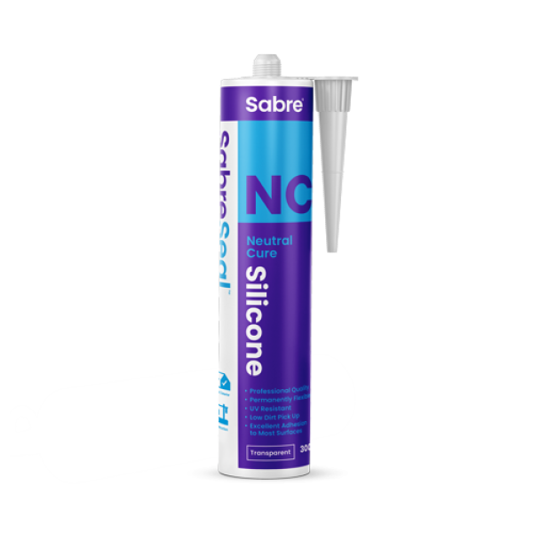 Sabre Seal NC Silicone Transparent 300ml (Box of 25)
