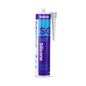 Sabre Seal SG Sanitary Silicone Clear 300ml 25/ctn