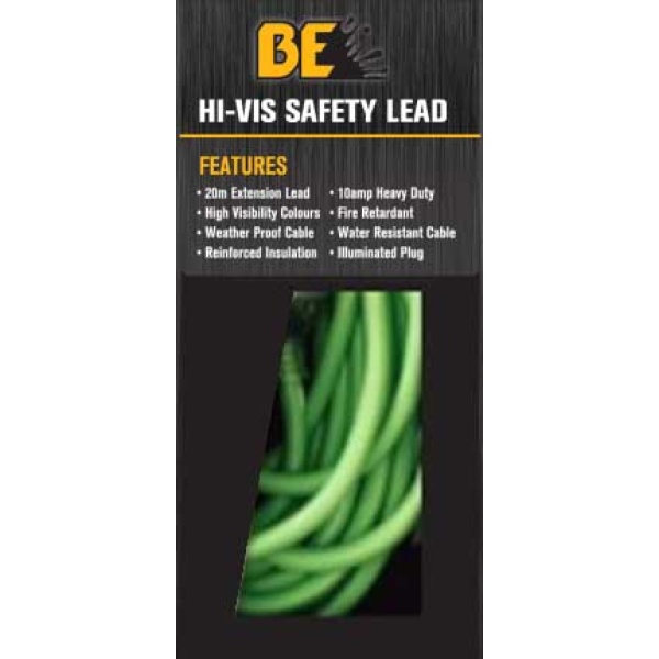 Extension Lead 15Amp - 20 metre Yellow - Image 2