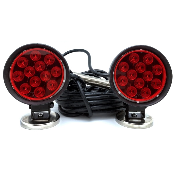 LED Safety/Towing Lightning: LED Magnetic 12V HD Towing Light Kit