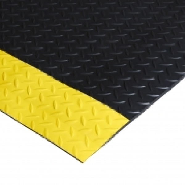 Work Mat DiamondStep 600mm x 900mm (Black/Yellow) - Image 2