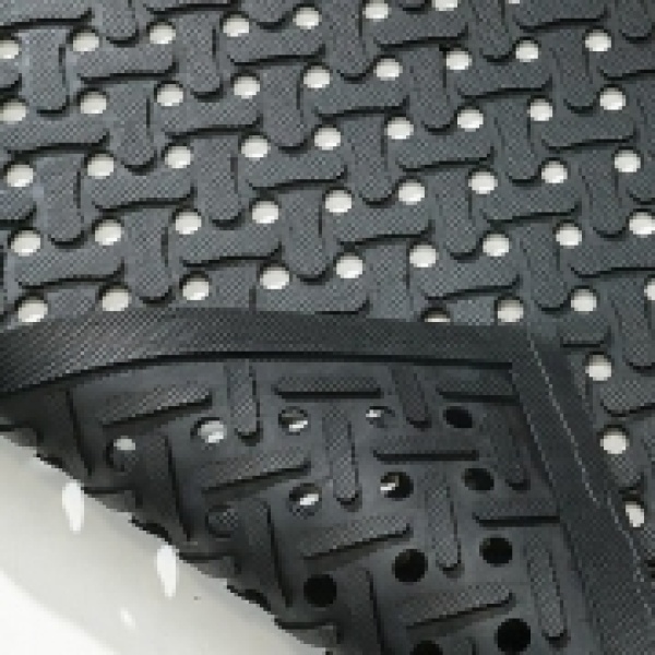 Work Mat Comfort Flow Rubber Mats 8mm 1700mm X 1070mm (Black) - Image 2
