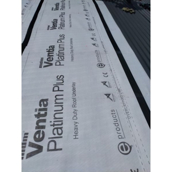 VENTIA PLATINUM PLUS HEAVY DUTY SS ROOF & WALL UNDERLAY 1.5m x 50m (75m2) - Image 3