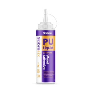 SabreFix PU Liquid 30 Minute Wood Adhesive 1L (Box of 16)