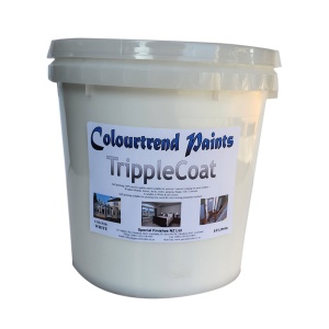 COLOURTREND TrippleCoat 3 in One Acrylic Sealer Primer & Top Coat Low Sheen 10L