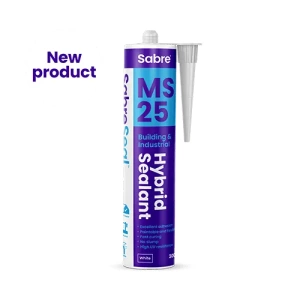 SabreSeal MS25 Building & Industrial Hybrid Sealant Grey 300ml (Box of 20)