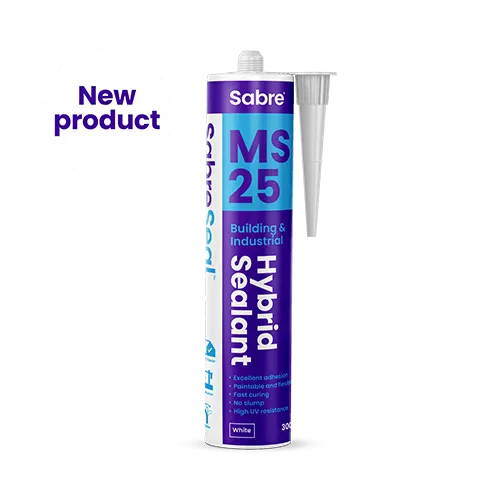 SabreSeal MS25 Building & Industrial Hybrid Sealant White 300ml (Box of 25)