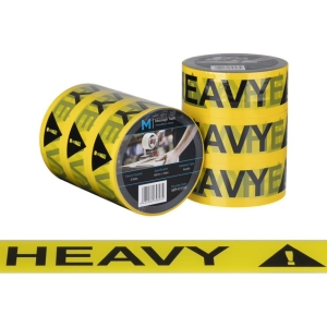 Heavy Printed Tape Yellow/Black, 48mm x 100m - 36 rolls Carton