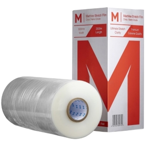 Cast Machine Stretch Film - Clear, 500mm x 2500m x 12mu