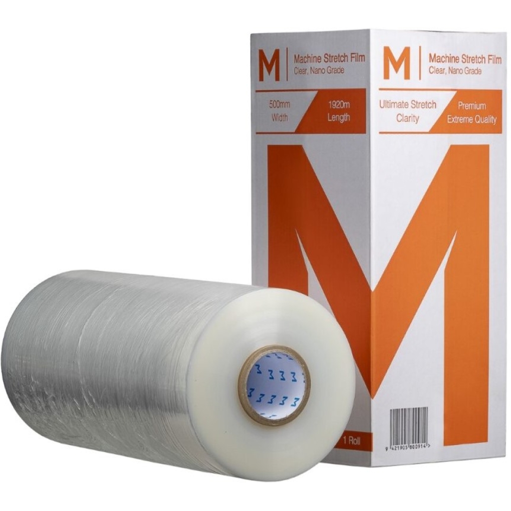 Matthews Cast Machine Stretch Film - Clear, 500mm x 1920m x 17mu ...