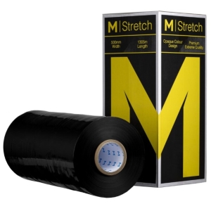 Cast Machine Stretch Film - Black, 500mm x 1305m x 25mu