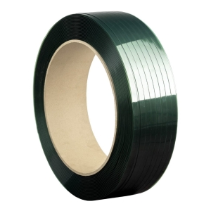 PET Strapping Band Smooth - Green, 16mm x 1150m x 1.0mm, 700kgf