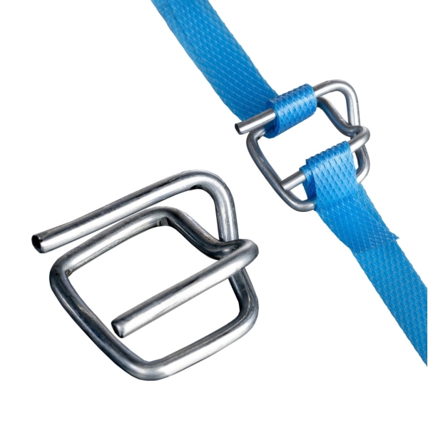 Wire Buckles Heavy Duty – Silver, 19mm, 0.5 Gauge (Box of 1000)