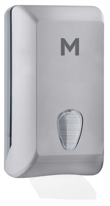 Matthews Half Slimfold Towel Dispenser - 400 Sheet Capacity - Silver