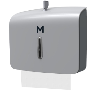 Matthews Mini Slimfold Towel Dispensers - 300 Sheet Capacity - Silver
