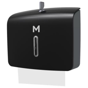 Matthews Mini Slimfold Towel Dispensers - 300 Sheet Capacity - Black