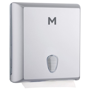 Matthews Regular Slimfold Dispensers - 450 Sheet Capacity - Silver