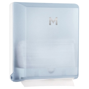 Matthews Regular Slimfold Dispensers - 450 Sheet Capacity - Transparent