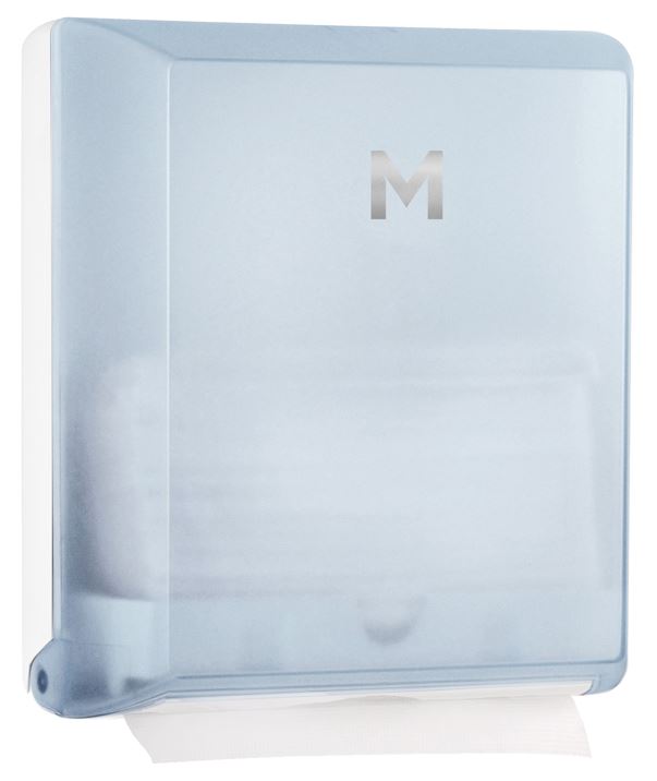 Matthews Regular Slimfold Dispensers - 450 Sheet Capacity - Transparent
