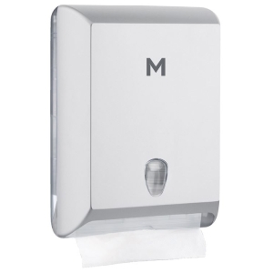 Matthews Half Slimfold Towel Dispenser - 400 Sheet Capacity - Silver