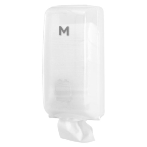 Eco Interleave Tissue Dispenser - White, 700 Sheet Capacity