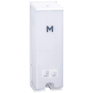 Vertical Toilet Roll Dispenser - White, 3 Roll Capacity