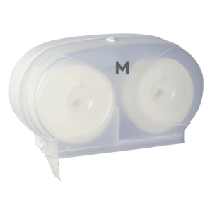 Household Toilet Roll Dispenser - White, 20mm Core Size