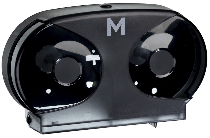 Matthews Household Toilet Roll Dispensers, 40mm Core Size - Black