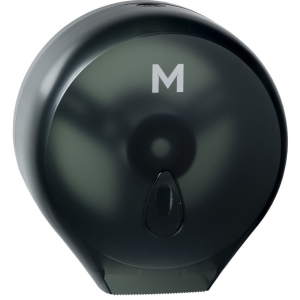 Matthews Single Jumbo Roll Dispenser - 1 Roll Capacity - Black